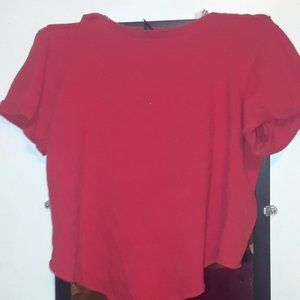 Short sleeve crop top